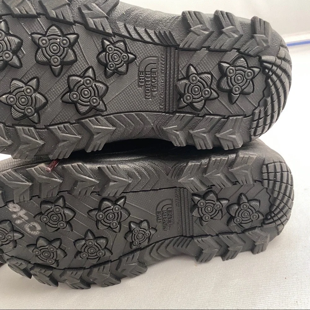 The North Face Thermoball Shellista suede and nylon black waterproof boots